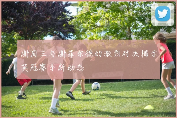 谢周三与谢菲尔德的激烈对决揭示英冠赛季新动态